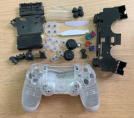 Pagaminta Kinijoje, keičiamas dėklo korpusas, skirtas Ps4 Slim 4.0 Jdm-040 Wireless Game Pad Joystick Controller Touch with Light