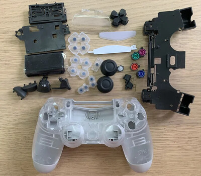 Pagaminta Kinijoje, keičiamas dėklo korpusas, skirtas Ps4 Slim 4.0 Jdm-040 Wireless Game Pad Joystick Controller Touch with Light