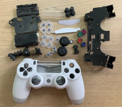 Pagaminta Kinijoje, keičiamas dėklo korpusas, skirtas Ps4 Slim 4.0 Jdm-040 Wireless Game Pad Joystick Controller Touch with Light
