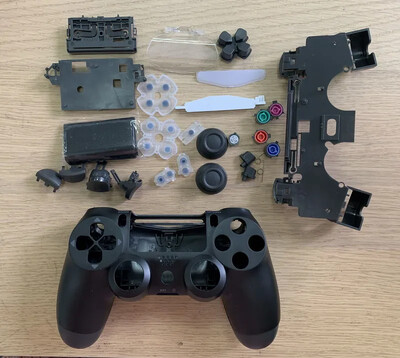 Pagaminta Kinijoje, keičiamas dėklo korpusas, skirtas Ps4 Slim 4.0 Jdm-040 Wireless Game Pad Joystick Controller Touch with Light