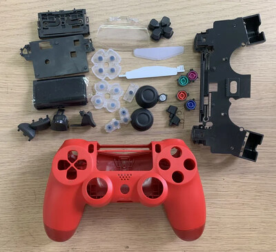 Pagaminta Kinijoje, keičiamas dėklo korpusas, skirtas Ps4 Slim 4.0 Jdm-040 Wireless Game Pad Joystick Controller Touch with Light