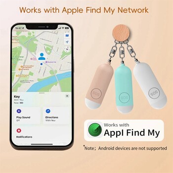 Συναγερμός αυτοάμυνας Smart Tag Gps Tracker Φορητό επαναφορτιζόμενο κλειδί συναγερμού Child Finder Pet Carmini Airta