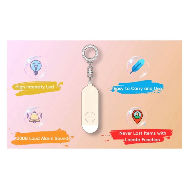Аларма за самозащита Smart Tag Gps Tracker Преносима акумулаторна аларма Key Finder за дете Pet Carmini Airta