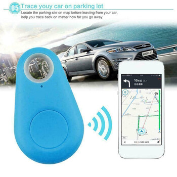 1 τεμ Mini Fashion GPS Tracker Anti Lost Alarm Ασύρματο παιδικό πορτοφόλι Έξυπνο σκύλο κατοικίδια Εντοπιστής κλειδιού Bluetooth Apple Android