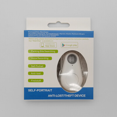 1Pcs Мини моден GPS тракер Anti Lost аларма Безжичен детски портфейл Smart Dog Pets Bluetooth Key Finder Locator Apple Android