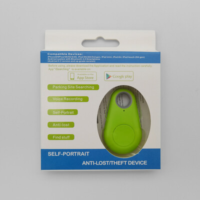 1Pcs Мини моден GPS тракер Anti Lost аларма Безжичен детски портфейл Smart Dog Pets Bluetooth Key Finder Locator Apple Android
