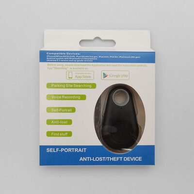 1Pcs Мини моден GPS тракер Anti Lost аларма Безжичен детски портфейл Smart Dog Pets Bluetooth Key Finder Locator Apple Android