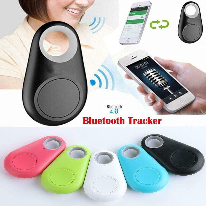 1Pcs Мини моден GPS тракер Anti Lost аларма Безжичен детски портфейл Smart Dog Pets Bluetooth Key Finder Locator Apple Android