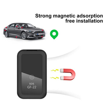 GF22 Car Tracker Magnetic Mini Car GPS Locator Anti-Lost συσκευή παρακολούθησης εγγραφής με φωνητικό έλεγχο Wifi LBS Dropshipping