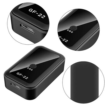 GF22 Car Tracker Magnetic Mini Car GPS Locator Anti-Lost συσκευή παρακολούθησης εγγραφής με φωνητικό έλεγχο Wifi LBS Dropshipping