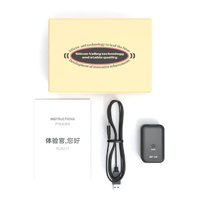 GF22 GPS тракер Anti-Loss Устройство за проследяване в реално време Магнитен позиционер против кражба Автоматична аларма GeoFence История на маршрута