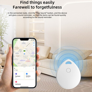 Έξυπνο GPS Tracker Εργασία με Apple Find My Item Locator Αδιάβροχο κλειδί αυτοκινήτου Pet Kids Finder for Keys Wallet bag Τσάντα τσάντα πλάτης