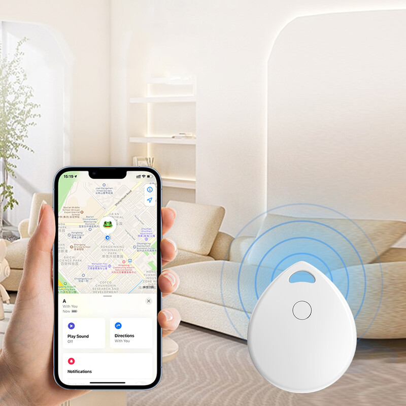 Tracker GPS inteligent Funcționează cu Apple Localizator de articole mele pentru chei de mașină și de animale de companie Căutare pentru chei pentru chei Portofel Geanta Rucsac Valisă