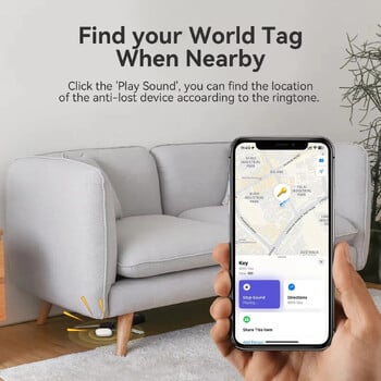 Mini GPS Smart Tracker για Apple Find My APP Air Tag Πορτοφόλι κλειδιού για κατοικίδια Anti Lost Location Finder Έξυπνη συσκευή παρακολούθησης Bluetooth