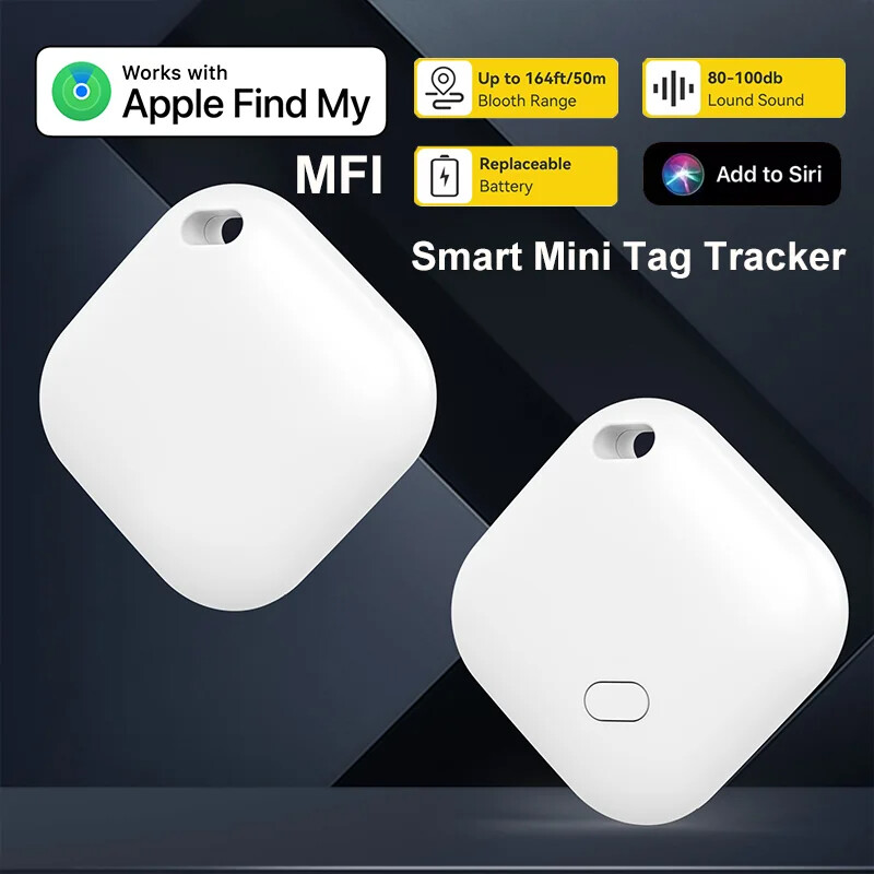 Mini GPS intelligens nyomkövető az Apple számára Find My APP Air Tag Pet Key Wallet Lost Location Finder Intelligens Bluetooth nyomkövető eszköz