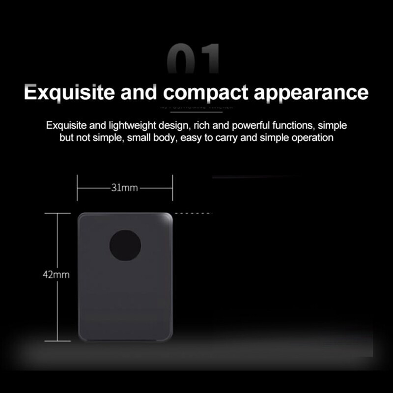 Osjetljivi tropojasni GPS lokator Audio uređaj Prijenosni uređaj za slušanje Instant Audio Gadget