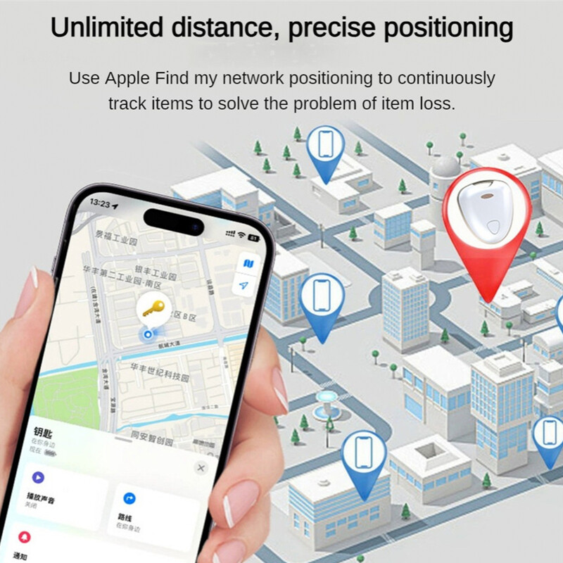 2023 Cel mai nou localizator de artefacte anti-pierdut etichetă inteligentă Mini GPS Tracker Portofel pentru animale de companie Localizator global de urmărire portabil multifuncțional