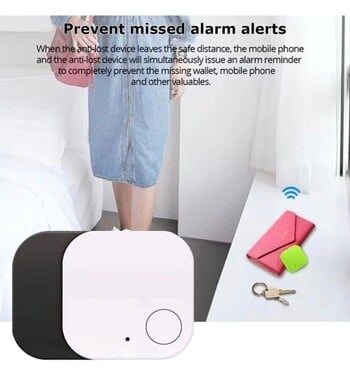 Mini Anti Loss Device Tracker Συμβατό με Bluetooth Ηλικιωμένα παιδιά Εξοπλισμός πρόληψης απώλειας κατοικιδίων Ηλικιωμένος SOS Tracker