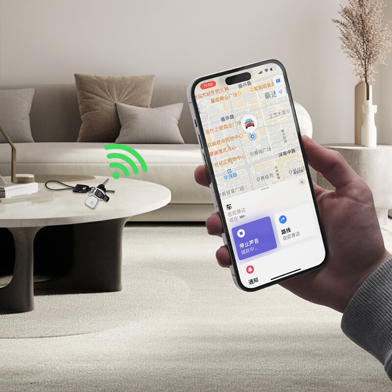 Bluetooth-Smart Tag Mini GPS Tracker Locator Kaotsiminekuvastane iTag eakatele lastele Võtmerahakott Lemmikloomade otsija töötab Apple'iga Find My