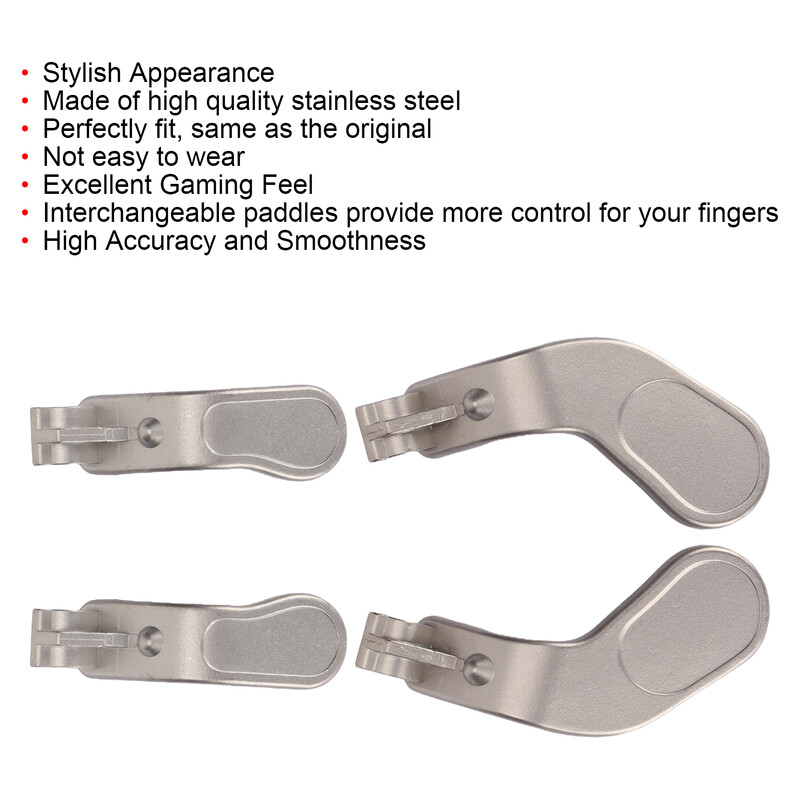 Лопатки за контролер Резервен аксесоар за контролер от неръждаема стомана за Microsoft Xbox One Elite Controller Series 2