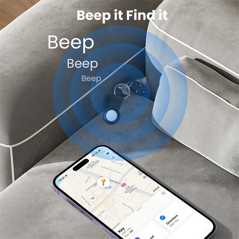 Find My Locator Mini Tracker Apple Pozitionare Dispozitiv anti-pierdere pentru itag Compatibil pentru Apple Find My For iPhone 13 14 15Pro
