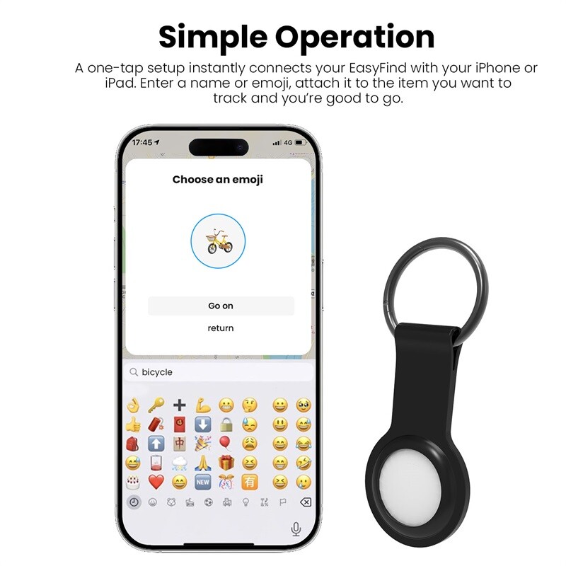 Find My Locator Mini Tracker Apple Pozitionare Dispozitiv anti-pierdere pentru itag Compatibil pentru Apple Find My For iPhone 13 14 15Pro