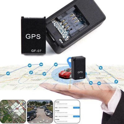 GPS lokatorius GF-07 tikslus ir patogus kompaktiškas lokatorius automobiliams, lengvai montuojamas, nuotolinis tikslus padėties nustatymas, mobilus p