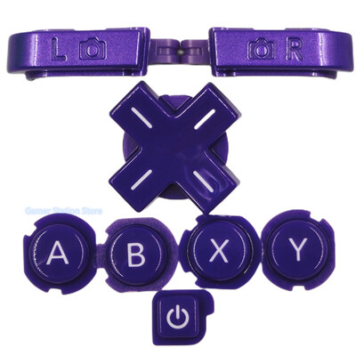 Naujas ABXY D-pad su LR mygtukų rinkiniu, skirtu Nintendo 3ds ABXY D-Pad krypties kryžminių mygtukų rinkinys, skirtas 3DS mygtukams.