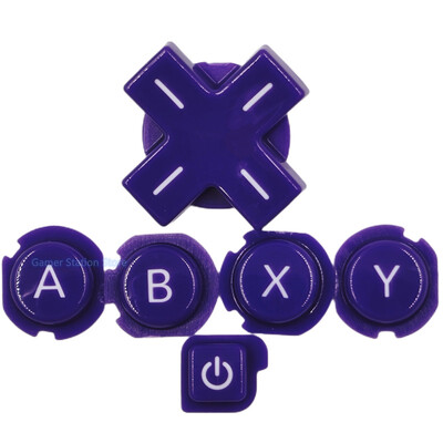 Naujas ABXY D-pad su LR mygtukų rinkiniu, skirtu Nintendo 3ds ABXY D-Pad krypties kryžminių mygtukų rinkinys, skirtas 3DS mygtukams.