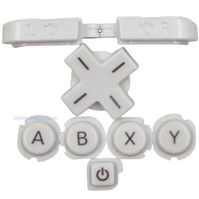 Naujas ABXY D-pad su LR mygtukų rinkiniu, skirtu Nintendo 3ds ABXY D-Pad krypties kryžminių mygtukų rinkinys, skirtas 3DS mygtukams.