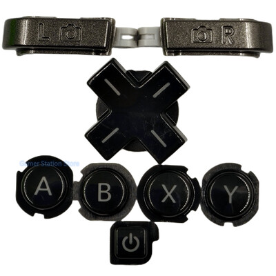 Naujas ABXY D-pad su LR mygtukų rinkiniu, skirtu Nintendo 3ds ABXY D-Pad krypties kryžminių mygtukų rinkinys, skirtas 3DS mygtukams.