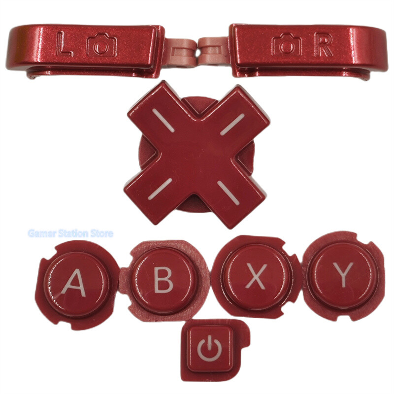 Naujas ABXY D-pad su LR mygtukų rinkiniu, skirtu Nintendo 3ds ABXY D-Pad krypties kryžminių mygtukų rinkinys, skirtas 3DS mygtukams.