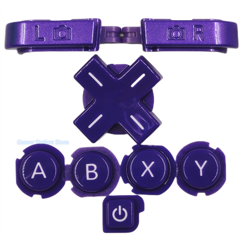 Naujas ABXY D-pad su LR mygtukų rinkiniu, skirtu Nintendo 3ds ABXY D-Pad krypties kryžminių mygtukų rinkinys, skirtas 3DS mygtukams.