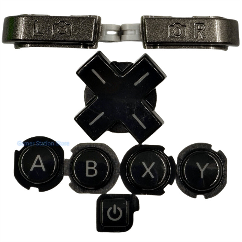 Naujas ABXY D-pad su LR mygtukų rinkiniu, skirtu Nintendo 3ds ABXY D-Pad krypties kryžminių mygtukų rinkinys, skirtas 3DS mygtukams.