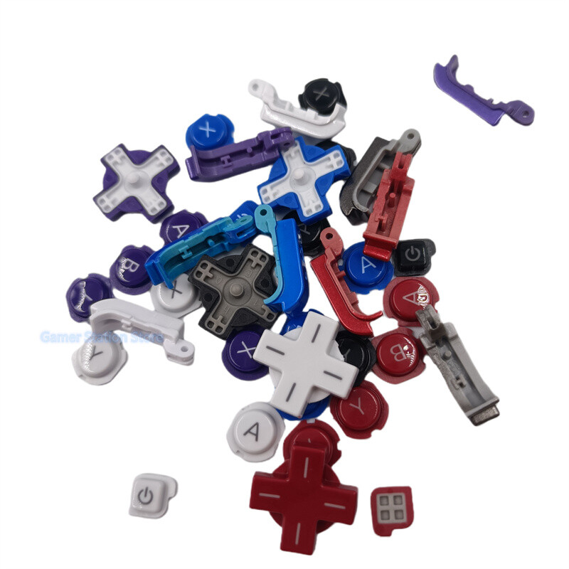 Naujas ABXY D-pad su LR mygtukų rinkiniu, skirtu Nintendo 3ds ABXY D-Pad krypties kryžminių mygtukų rinkinys, skirtas 3DS mygtukams.