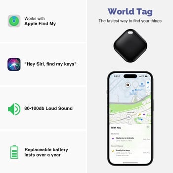 Με Apple Find My Anti Lost Reminder Device MFI Rated Bluetooth Tracker Kid Pet Finder Key Finder μεγάλων αποστάσεων Έξυπνη παρακολούθηση ετικετών Εργασία