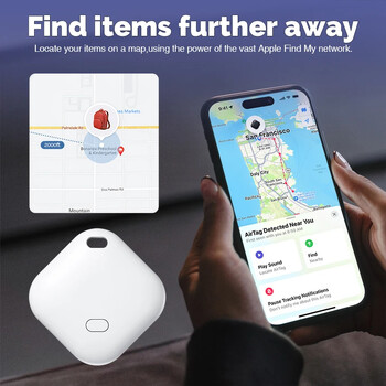 Με Apple Find My Anti Lost Reminder Device MFI Rated Bluetooth Tracker Kid Pet Finder Key Finder μεγάλων αποστάσεων Έξυπνη παρακολούθηση ετικετών Εργασία