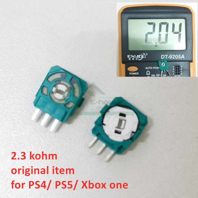 50 tk 3D analoog mikrolüliti andur Playstation 4 PS4 PS5 kontrolleri jaoks 3D pöidla telje takistite potentsiomeeter Xbox One jaoks