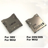 1PC skirtas 3DS SD žaidimų kortelių skaitytuvui lizdo dėklo lizdo plokštės jungtis, skirta 2DS 3DS konsolės priedams pakeisti