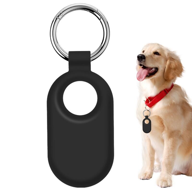 Anglies pluošto stiliaus dėklas, apsaugantis nuo pametimo kuprinės raktų pakabukas TPU minkštas silikoninis apsauginis galinis dangtelis, skirtas Samsung Galaxy Smart Tag 2