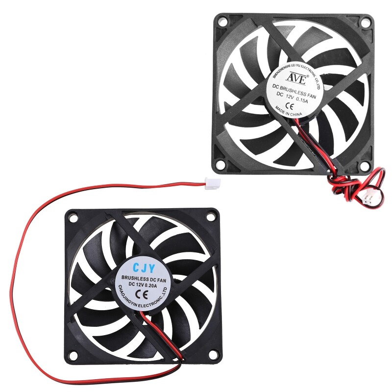 CPU ventilator 8010 80mm za DC bez četkica 12V 2600rpm tiho mini mikro tiho računalo Cpu server aksijalni ventilatori za hlađenje Tahometar