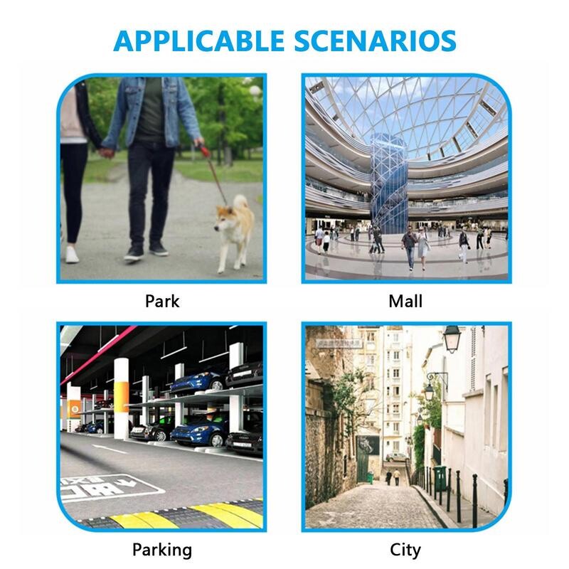 GPS išmanusis vandeniui atsparus naminių gyvūnėlių lokatorius Mini GPS sekiklis, apsaugantis nuo pametimo Bluetooth lokatoriaus sekimo antkaklis kačių šunims. Vietos nustatymas