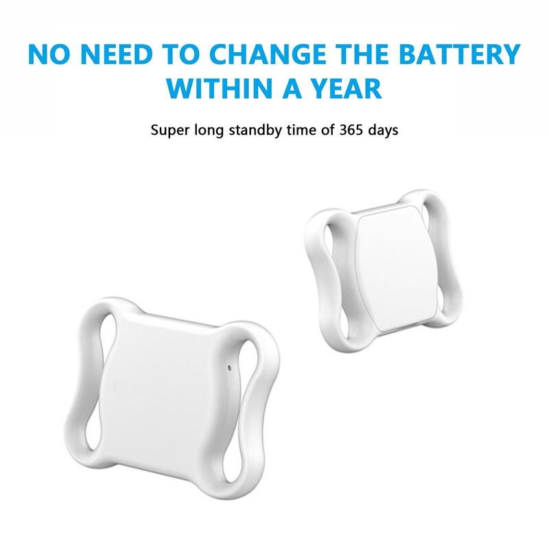 GPS išmanusis vandeniui atsparus naminių gyvūnėlių lokatorius Mini GPS sekiklis, apsaugantis nuo pametimo Bluetooth lokatoriaus sekimo antkaklis kačių šunims. Vietos nustatymas