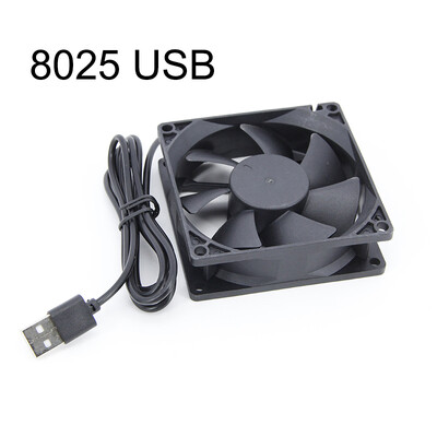 4010 5010 12025 8025 DC xh2.54 DC 5V USB maitinimo aušinimo ventiliatorius Metalinis grotelių dangtis šepetėlis variklio korpusas 40mm 80mm 120mm maršrutizatoriui
