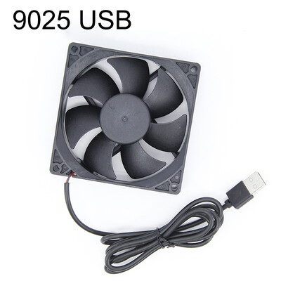 4010 5010 12025 8025 DC xh2.54 DC 5V USB maitinimo aušinimo ventiliatorius Metalinis grotelių dangtis šepetėlis variklio korpusas 40mm 80mm 120mm maršrutizatoriui