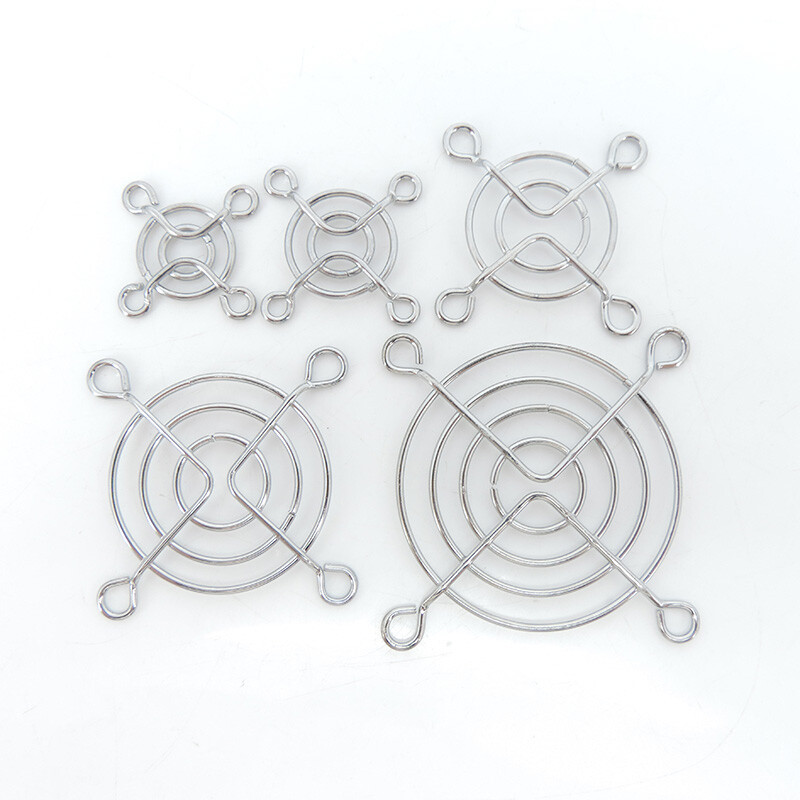 4010 5010 12025 8025 DC xh2.54 DC 5V USB захранващ вентилатор за охлаждане Метален капак на решетка Безчетков корпус на двигателя 40MM 80MM 120MM за рутер