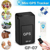 GF-07 mini-auto GPS-jälgija kaotsiminekuvastane seade reaalajas GPS-jälgija vargusvastane lokaator, tugev magnetilise kinnitusega SIM-i sõnumite positsioneerija