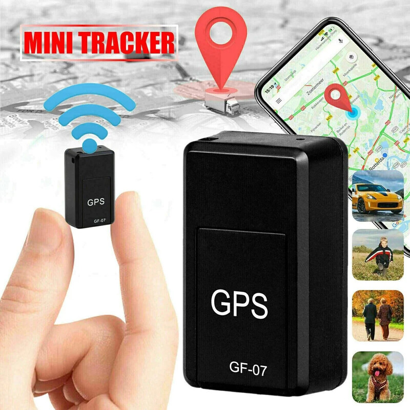 GF-07 mini automobilinis GPS sekimo įrenginys, apsaugantis nuo praradimo realiuoju laiku GPS sekimo įrenginys, apsaugantis nuo vagystės, stiprus magnetinis SIM pranešimų padėties nustatymo įrenginys