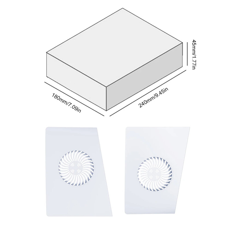 PS5 õhukese Playstation 5 õhukese konsooli esipaneelile koos jahutusventiiliga ülemise ülaosa asendatava esipaneeli kaitsekattega