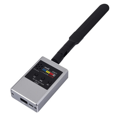 Професионален антишпионски детектор за безжични радиочестотни сигнали, бъгове, GPS тракер, антиоткровена камера, подслушване, търсач на GSM устройства, IR сканиране